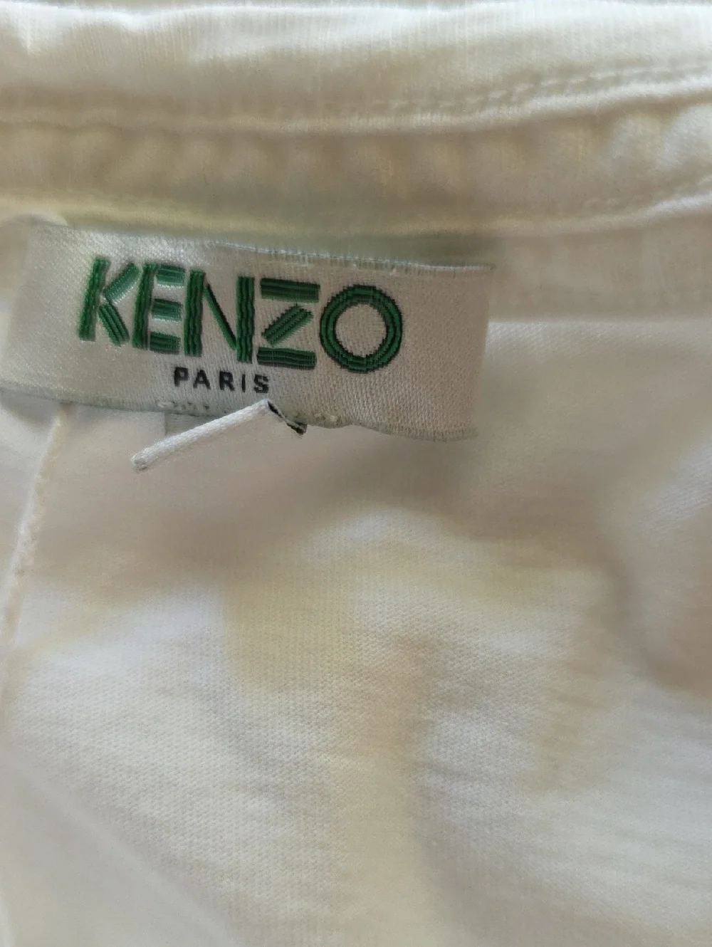 Kenzo White Graphic Short Sleeve Tee Children Size XL